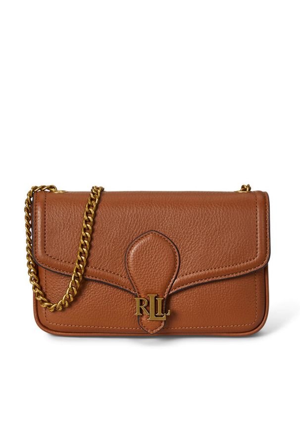 Lauren Ralph Lauren - LAUREN RALPH LAUREN Torebka 432977374002 Brązowy. Kolor: brązowy. Materiał: skórzane