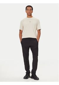 BOSS T-Shirt Future 50544316 Écru Oversize. Materiał: bawełna
