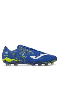 Joma Buty do piłki nożnej Supercopa Firm Ground SUPW2404FG Niebieski. Kolor: niebieski. Materiał: skóra