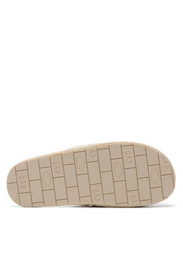 GAP - Gap Kapcie PLANO HOMESLIPPER W GP508015AW-OFNV Biały. Kolor: biały. Materiał: materiał