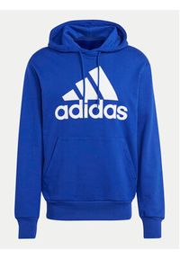 Adidas - adidas Bluza Essentials French Terry Big Logo IC9366 Niebieski Regular Fit. Kolor: niebieski. Materiał: bawełna #5