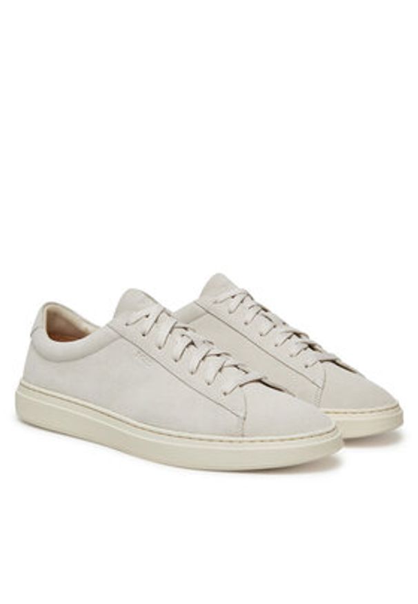 BOSS Sneakersy Kieran_Tenn_sd 50541868 Biały. Kolor: biały. Materiał: zamsz, skóra