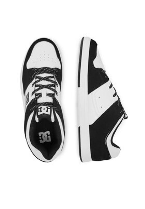 DC Shoes Sneakersy CURE ADYS400073-HLC Biały. Kolor: biały. Materiał: skóra