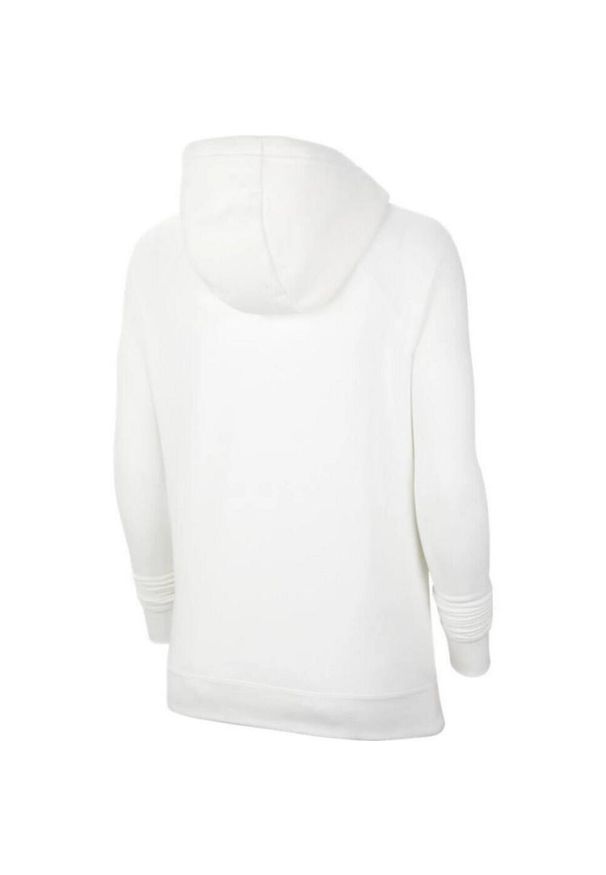 Nike - Damska Bluza Z Kapturem Park 20 Raglan. Typ kołnierza: kaptur. Kolor: biały. Długość rękawa: raglanowy rękaw