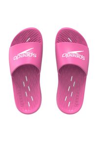 Klapki basenowe antypoślizgowe dla dzieci Speedo Slides. Kolor: różowy. Styl: sportowy