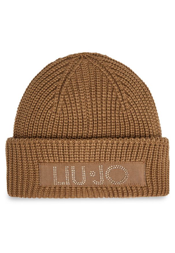 Liu Jo Czapka Cappello Logo Applic 2F3041 M0300 Brązowy. Kolor: brązowy. Materiał: materiał