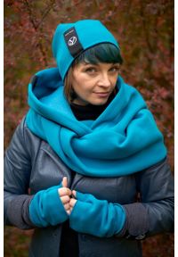 Hultaj Polski - Czapka Hultajka Turkus. Materiał: tkanina, dzianina, dresówka, bawełna, elastan. Styl: klasyczny