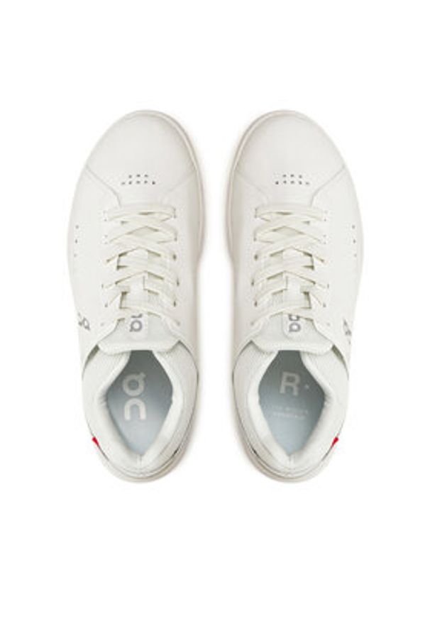 On Buty do biegania The Roger Advantage 3WD10650108 Biały. Kolor: biały. Materiał: skóra