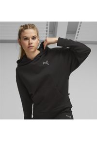 Bluza sportowa damska Puma 67598801. Kolor: czarny. Materiał: materiał