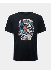 Quiksilver T-Shirt Thelandownunder Tees EQYZT07459 Czarny Regular Fit. Kolor: czarny. Materiał: bawełna