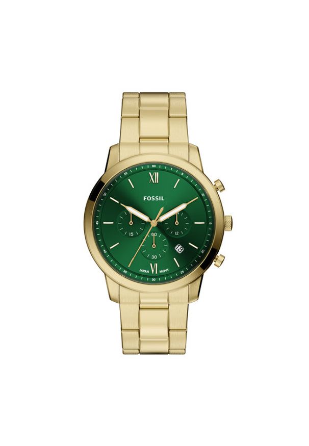 Fossil Zegarek Neutra FS6164 Złoty. Kolor: złoty