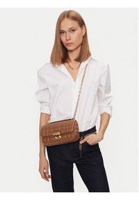 MICHAEL Michael Kors Torebka Tribecca 30R4G2RL5L Brązowy. Kolor: brązowy. Materiał: skórzane