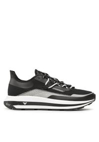 EA7 Emporio Armani Sneakersy X8X145 XK336 N763 Czarny. Kolor: czarny. Materiał: materiał
