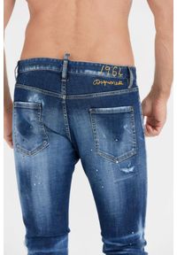 DSQUARED2 Granatowe męskie jeansy cool guy, Rozmiar 52. Kolor: niebieski