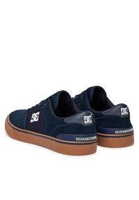DC Shoes Tenisówki AW247501 Granatowy. Kolor: niebieski. Materiał: skóra, zamsz #7