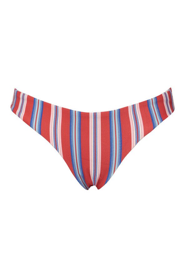 Seafolly Dół od bikini Positano 40473-280 Różowy. Kolor: różowy. Materiał: syntetyk