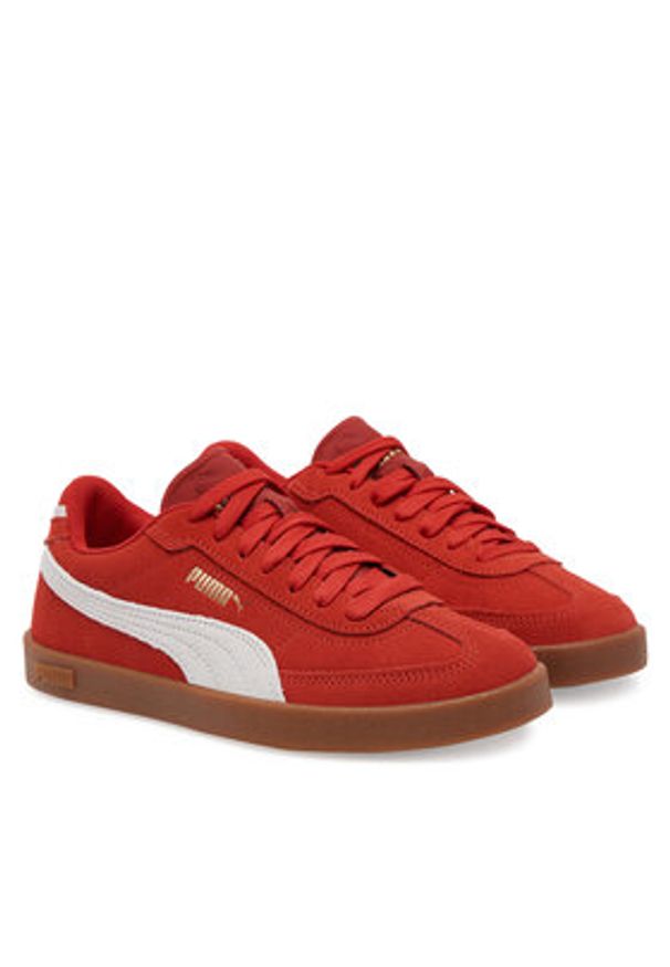 Puma Sneakersy Puma Club II Era Suede For All Time Red- 400717 08 Czerwony. Kolor: czerwony. Materiał: skóra, zamsz. Model: Puma Suede