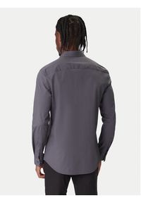 Calvin Klein Koszula LV04LB145G Szary Slim Fit. Kolor: szary. Materiał: bawełna #5