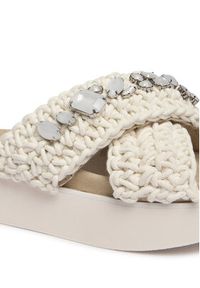 Inuikii Klapki Woven Stones Platform 1004.005.0043 Biały. Kolor: biały. Materiał: materiał. Obcas: na platformie #4