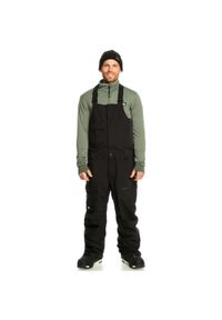 Spodnie snowboardowe męskie Quiksilver Utility Bib. Kolor: czarny. Sezon: zima. Sport: snowboard #1