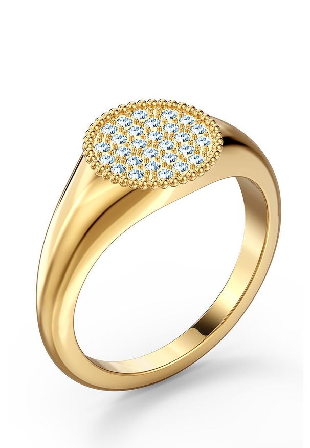 Swarovski - Pierścionek GINGER. Kolor: złoty