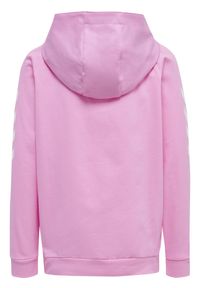 Bluza do piłki nożnej dla dzieci Hummel hmlGO Zip z kapturem. Typ kołnierza: kaptur. Kolor: wielokolorowy, różowy, fioletowy