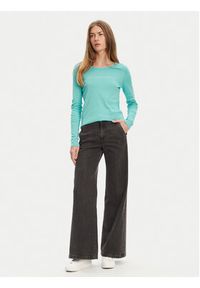 United Colors of Benetton - United Colors Of Benetton Bluzka 3GA2E16G0 Zielony Regular Fit. Kolor: zielony. Materiał: bawełna #4