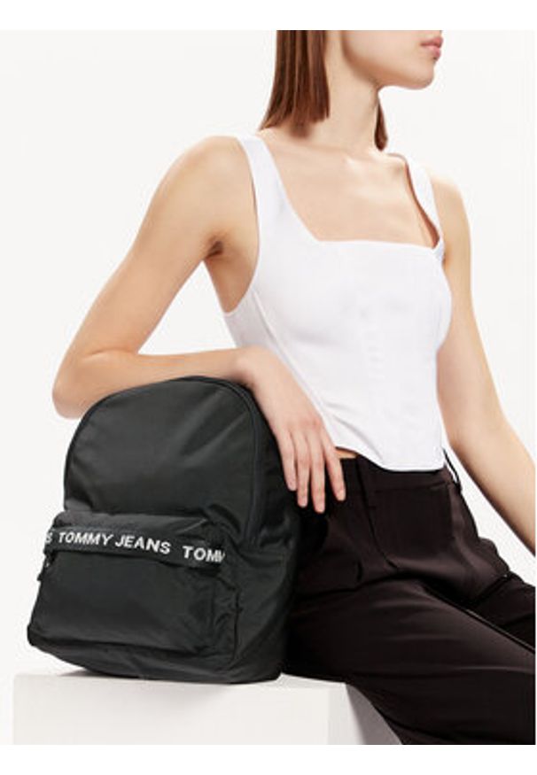 Tommy Jeans Plecak Tjw Essential Backpack AW0AW14548 Czarny. Kolor: czarny. Materiał: materiał