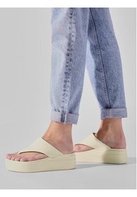 Crocs Japonki Crocs Brooklyn Flip 208727 Beżowy. Kolor: beżowy #5