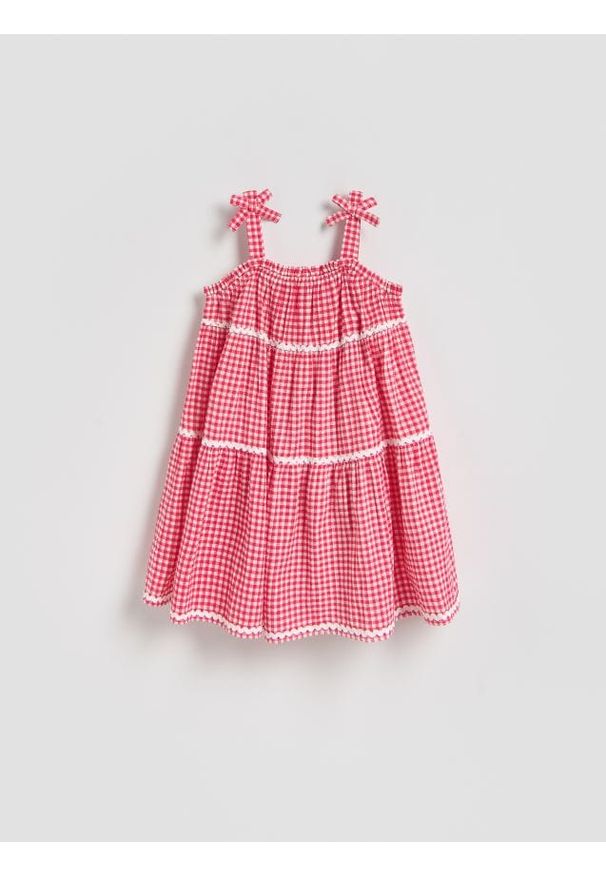 Reserved - Sukienka na ramiączkach - wielobarwny. Materiał: bawełna. Długość rękawa: na ramiączkach