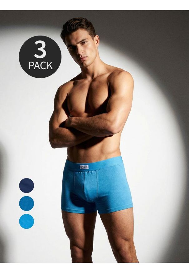 Sinsay - Bawełniane bokserki classic 3 pack - wielobarwny. Materiał: bawełna