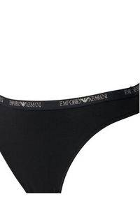 Emporio Armani Underwear Komplet fig brazylijskich EW000406 AF19024 MC005 Czarny. Kolor: czarny. Materiał: wiskoza #7