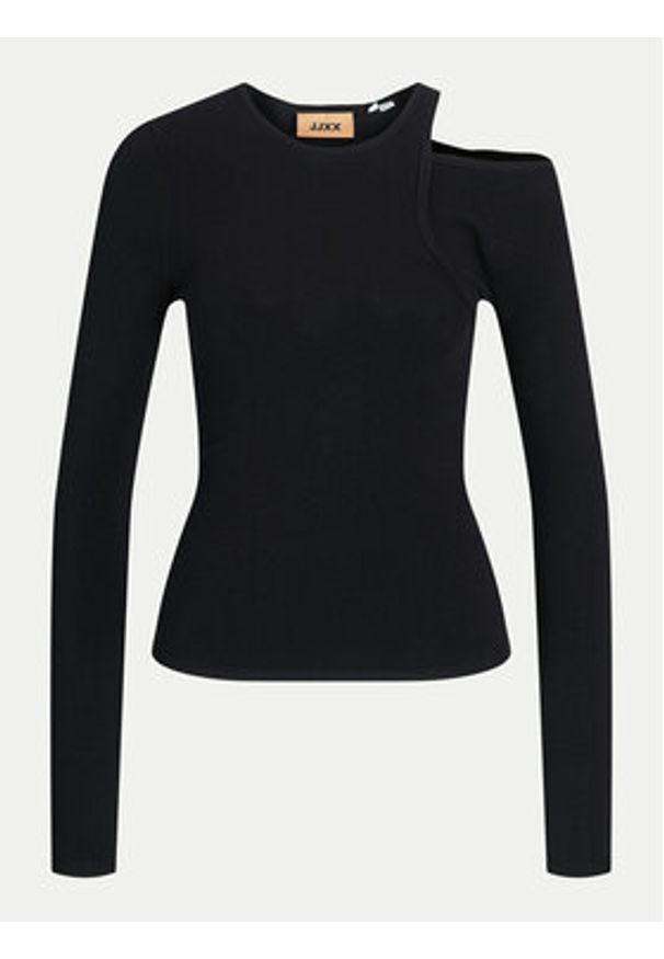 JJXX Bluzka Milani 12261586 Czarny Slim Fit. Kolor: czarny. Materiał: wiskoza