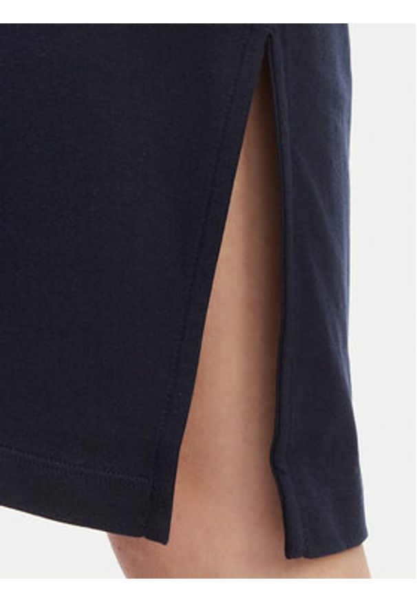 Lacoste Sukienka codzienna EF2883 Granatowy Oversize. Okazja: na co dzień. Kolor: niebieski. Materiał: bawełna. Typ sukienki: oversize, proste. Styl: casual