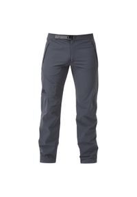 MOUNTAIN EQUIPMENT - Spodnie softshell męskie Me Comici. Kolor: niebieski. Materiał: softshell. Sezon: lato. Sport: turystyka piesza, wspinaczka