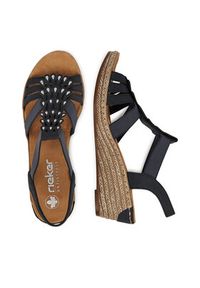 Rieker Sandały 62436-14 Granatowy. Kolor: niebieski. Materiał: syntetyk #2