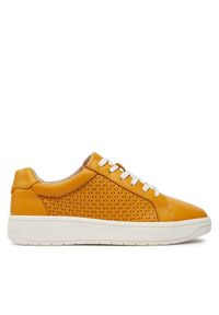 Sneakersy Caprice. Kolor: żółty #1