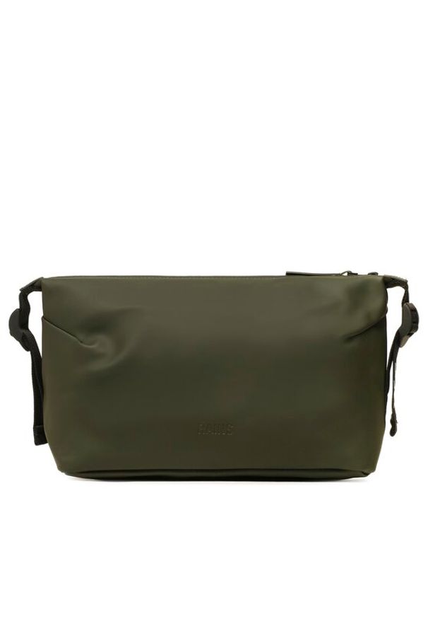 Rains Kosmetyczka Weekend Wash Bag 15630 Zielony. Kolor: zielony. Materiał: skóra