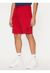 U.S. Polo Assn. Szorty sportowe MUP3355 Czerwony Regular Fit. Kolor: czerwony. Materiał: bawełna. Styl: sportowy