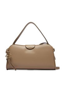 Calvin Klein Torebka Emblem Trio Top Handle Camera Ba LV04F3370G Beżowy. Kolor: beżowy. Materiał: skórzane #4