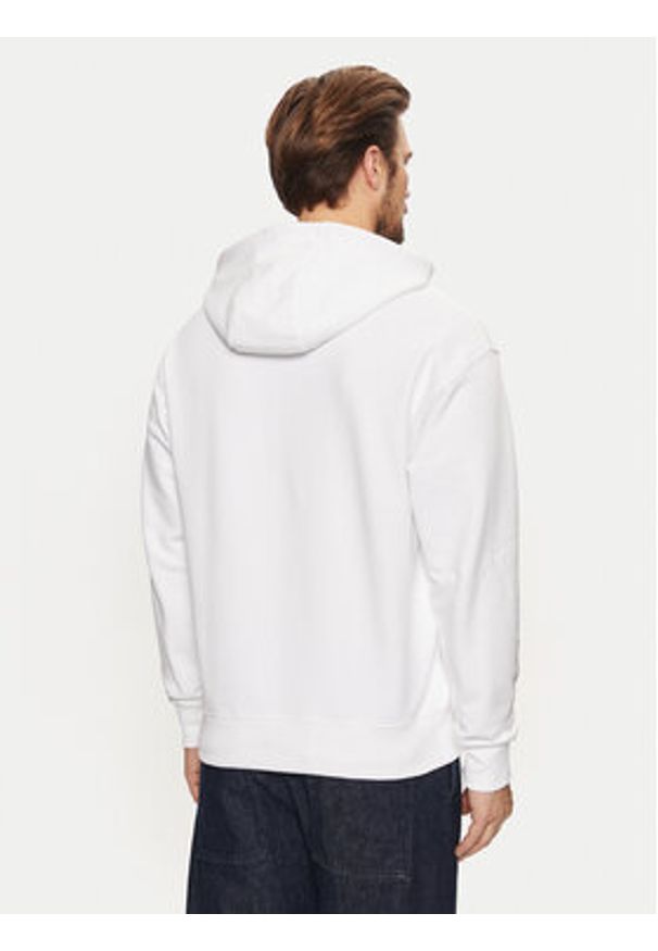 TOMMY HILFIGER - Tommy Hilfiger Bluza MW0MW37462 Biały Regular Fit. Kolor: biały. Materiał: bawełna