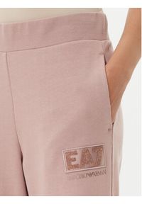 EA7 Emporio Armani Spodnie dresowe 7W000179 AF12473 U4079 Różowy Wide Leg. Kolor: różowy. Materiał: bawełna #3
