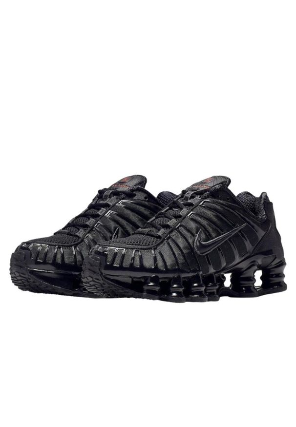 Buty do chodzenia dla dorosłych Nike Shox TL Black Max Orange. Kolor: czarny. Sport: turystyka piesza