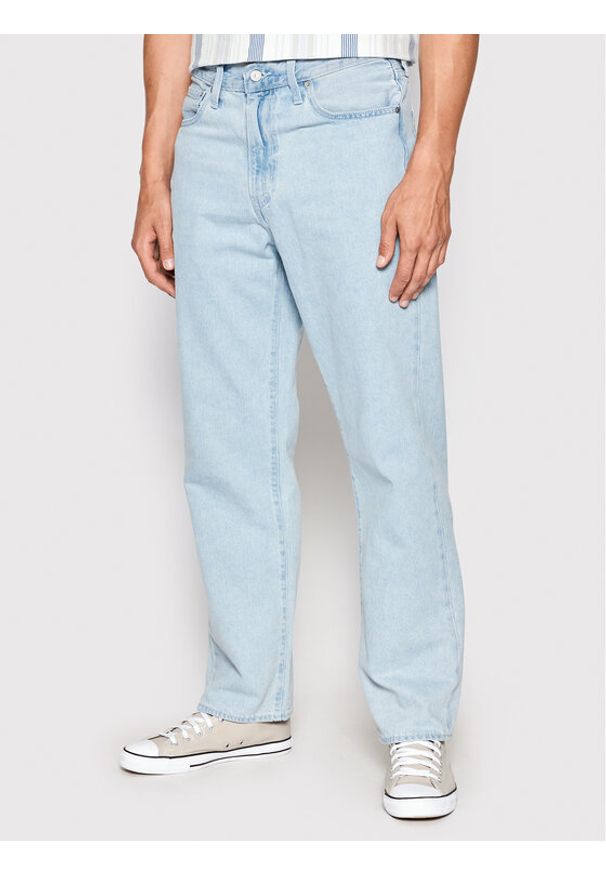 Levi's® Jeansy WellThread™ A1228-0002 Niebieski Loose Fit. Kolor: niebieski