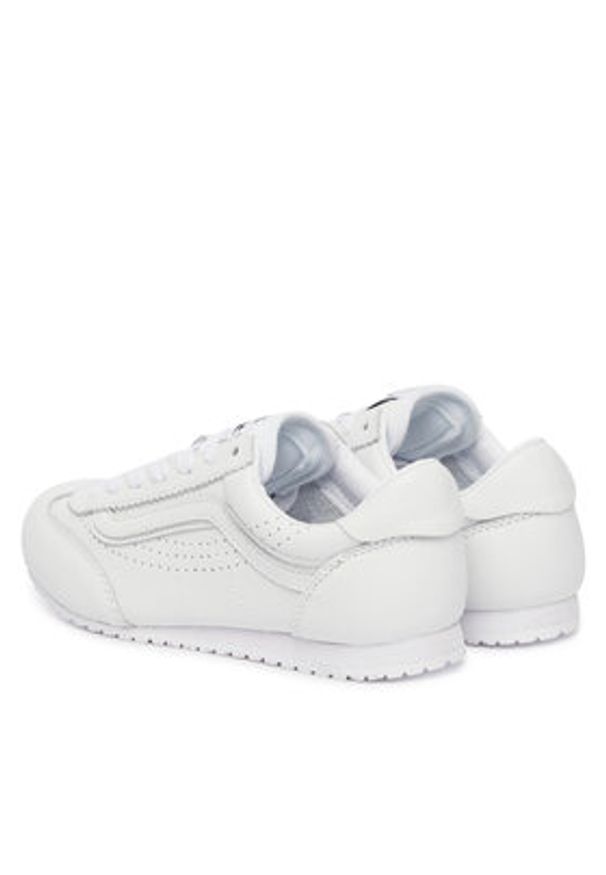 Vans Sneakersy Super Lowpro VN000E89WWW1 Biały. Kolor: biały. Materiał: skóra