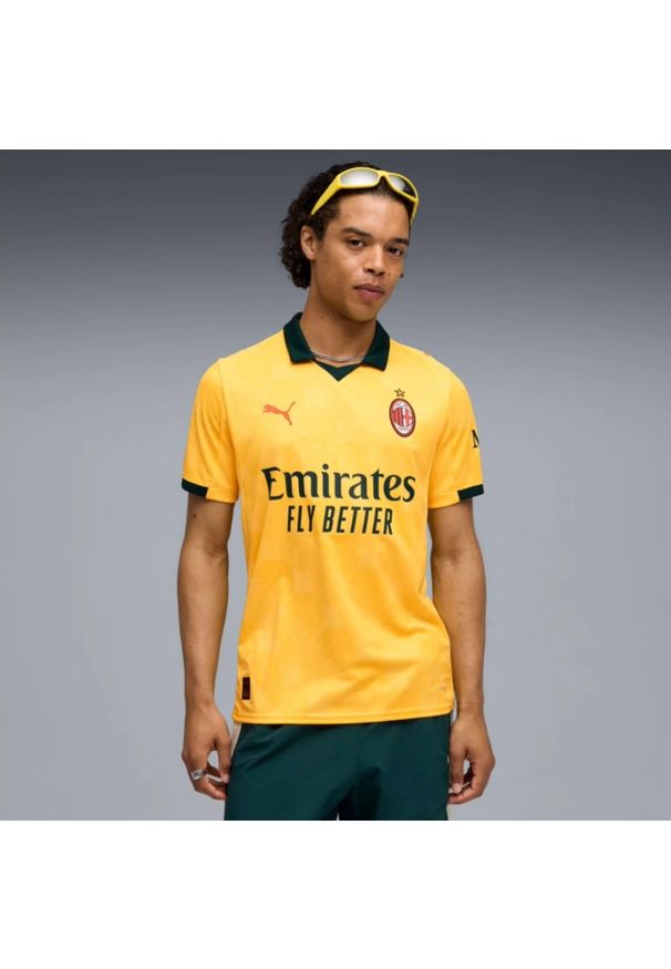 Koszulka piłkarska Puma AC Milan 25/26 Trzecia. Materiał: materiał. Sport: piłka nożna
