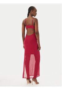 only - ONLY Sukienka letnia Magda 15372730 Czerwony ciemny Bodycon Fit. Kolor: czerwony. Materiał: syntetyk. Sezon: lato. Typ sukienki: bodycon #4