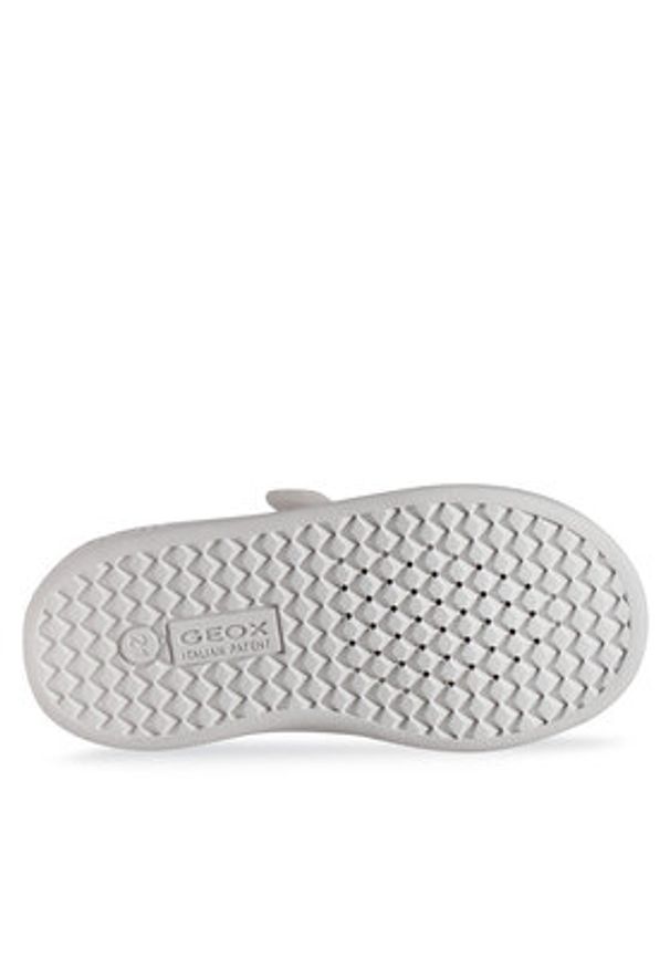 Geox Sneakersy B Eclyper Girl B365MA 054PV C1412 Biały. Kolor: biały. Materiał: skóra