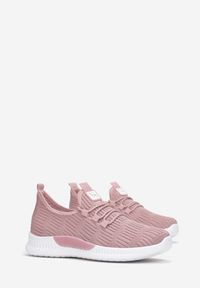 Born2be - Różowe Buty Sportowe Westtide. Nosek buta: okrągły. Zapięcie: bez zapięcia. Kolor: różowy. Materiał: materiał. Szerokość cholewki: normalna. Wzór: aplikacja #3