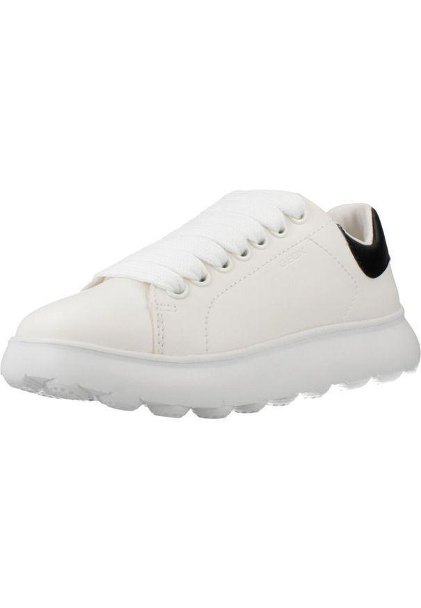 Geox - Buty GEOX J PUFFYPOP GIRL Biały. Kolor: biały. Materiał: tkanina, syntetyk. Sport: turystyka piesza